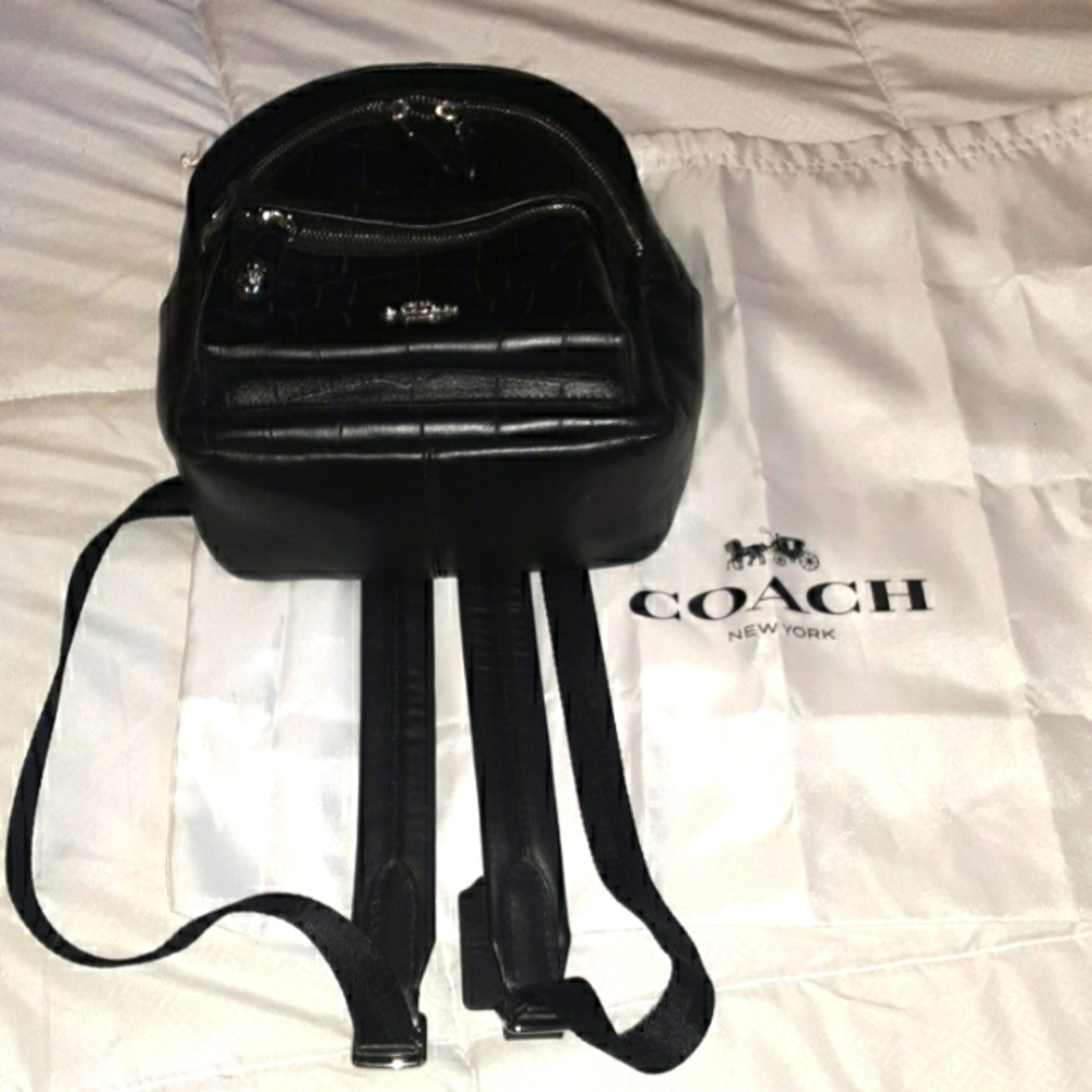 Coach Black Backpack - Small